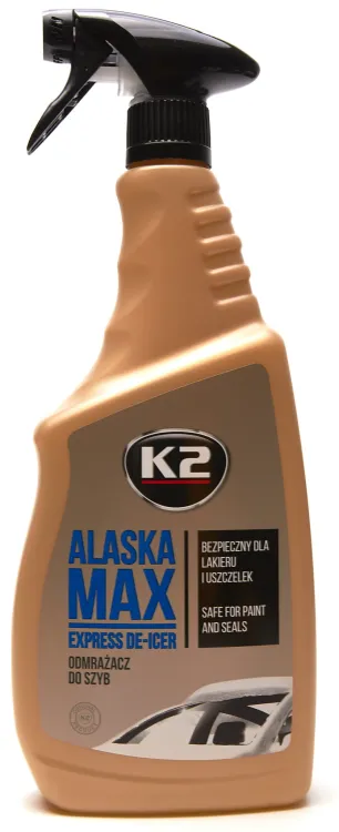 Odmrażacz do Szyb i Lusterek w Sprayu 700ml - K2 Alaska Max Express De-Icer