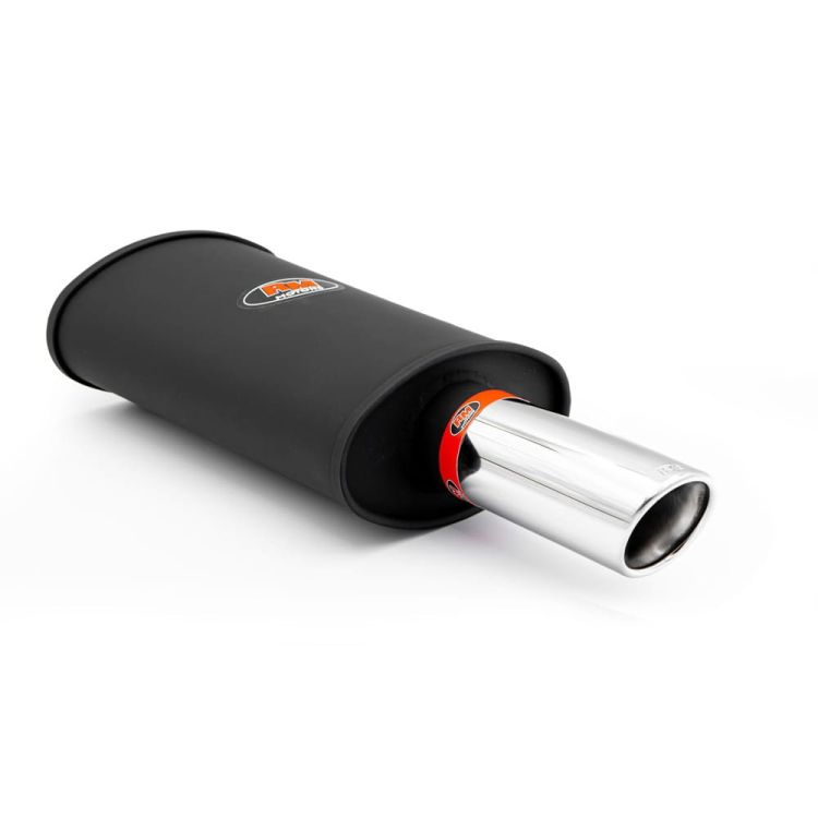 Sportowy tłumik wydechowy z pojedynczą końcówką ozdobną RM Motors RM113 76mm