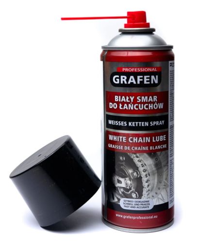 Biały smar do łańcuchów - Grafen Professional White Chain Lube 400ml