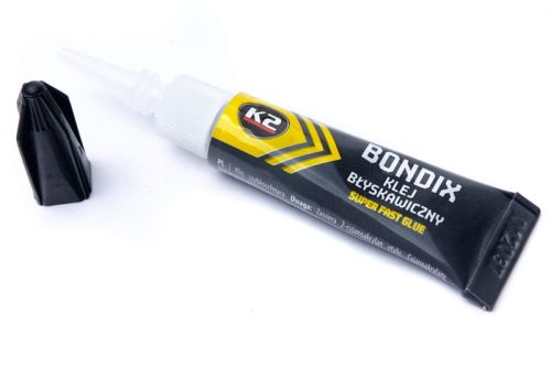 Szybkoschnący klej do plastiku, drewna, gumy, skóry i ceramiki - K2 Bondix 3gr