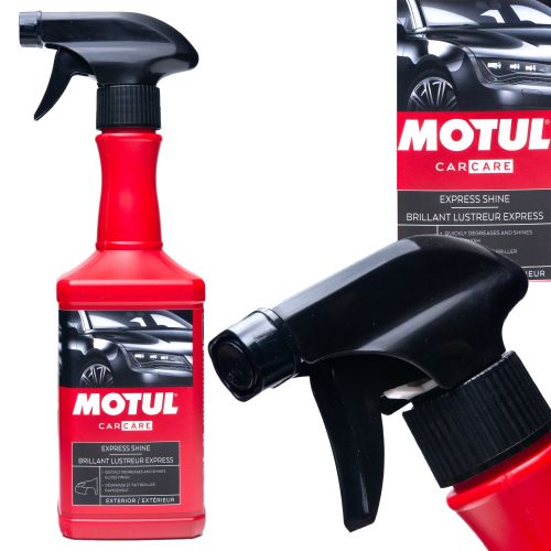 Motul Car Care Express Shine 1.jpgŚrodek do nabłyszczania lakieru bez spłukiwania - Motul® Express Shine 500ml