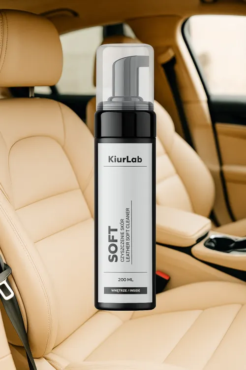 Delikatny Środek do Czyszczenia Tapicerek Skórzanych - KiurLab Soft Cleaner 200ml