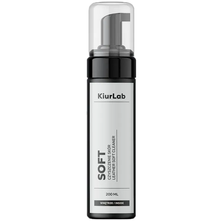 Delikatny Środek do Czyszczenia Tapicerek Skórzanych - KiurLab Soft Cleaner 200ml