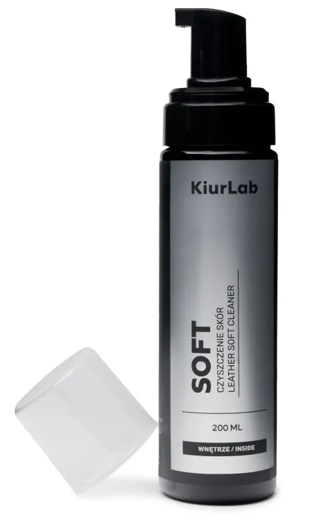 Delikatny Środek do Czyszczenia Tapicerek Skórzanych - KiurLab Soft Cleaner 200ml