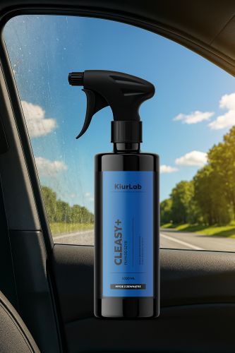 Profesjonalny Płyn do Mycia Szyb Samochodowych z Amoniakiem - KiurLab CLEASY+ 1L