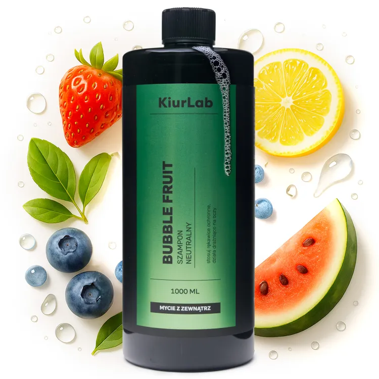 Szampon Samochodowy Bezpieczny dla Wosków - KiurLab Bubble Fruit 1L
