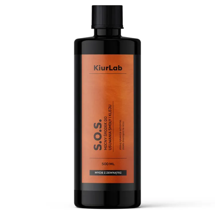 Skoncentrowany Środek do Usuwania Smoły, Asfaltu, Żywicy i Klejów - KiurLab S.O.S. 500ml