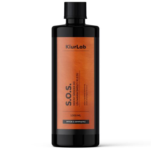 Skoncentrowany Środek do Usuwania Smoły, Asfaltu, Żywicy i Klejów - KiurLab S.O.S. 1L