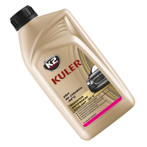 Gotowy Płyn do Chłodnic 1L - K2 KULER Long Life -35°C Różowy
