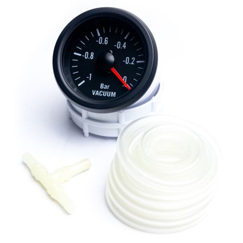 Wskaźnik dodatkowy podciśnienia - Auto Gauge VDO Black Vacuum 52mm