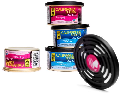 Zestaw 4x California Scents Car Scents – Newport New Car + Coronado Cherry