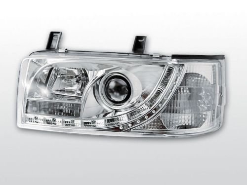Lampy przednie VW T4 90-03.03 TRANSPORTER DAYLIGHT CHROME