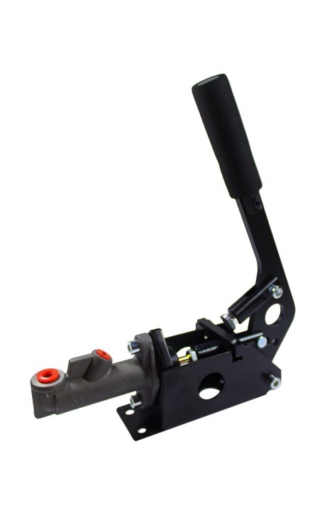 Hydrauliczny hamulec ręczny z zapadką