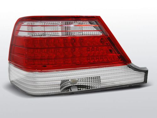 Lampy tylne MERCEDES W140 95-10.98 RED WHITE LED