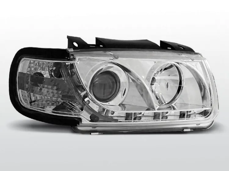 Lampy przednie VW POLO 6N 10.94-09.99 DAYLIGHT CHROME