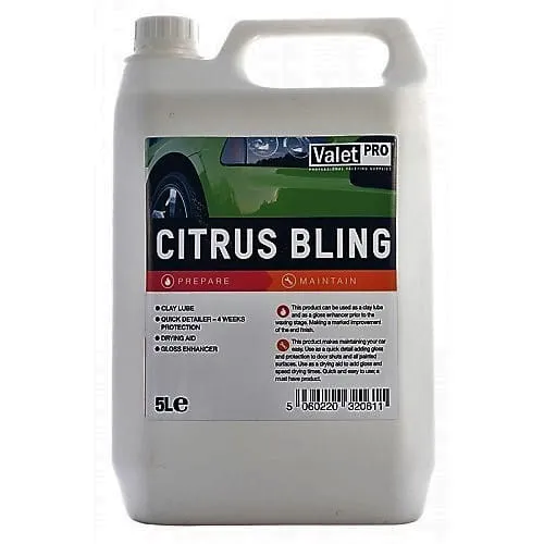 ValetPRO Citrus Bling 5L - Środek typu Quick Detailer