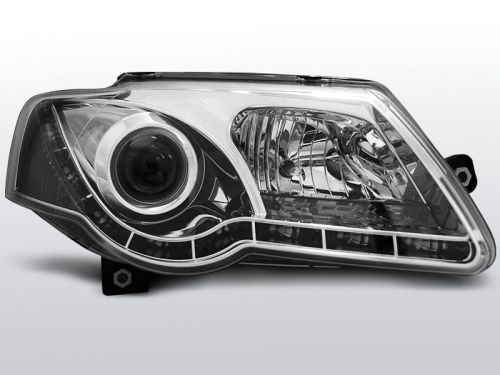 Lampy przednie VW PASSAT B6 3C 03.05-10 DAYLIGHT CHROME