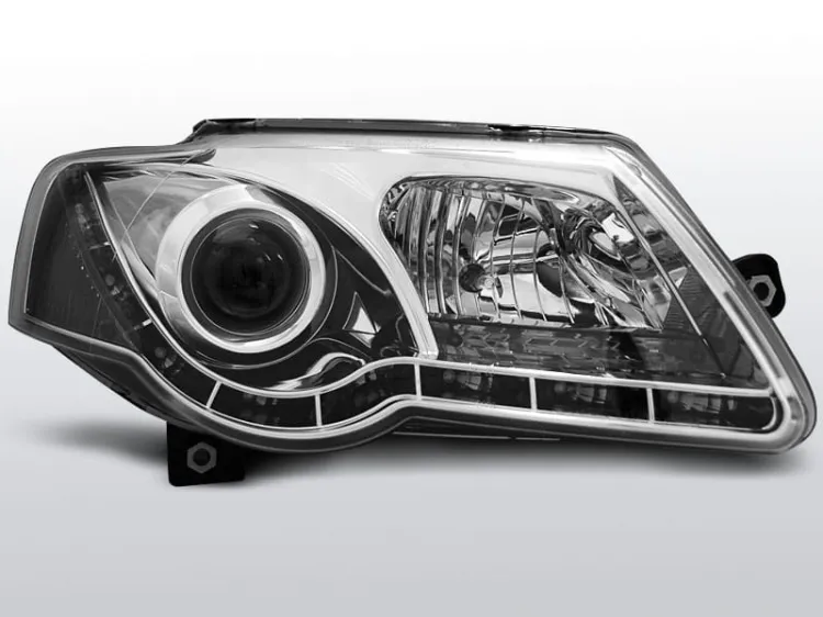 Lampy przednie VW PASSAT B6 3C 03.05-10 DAYLIGHT CHROME