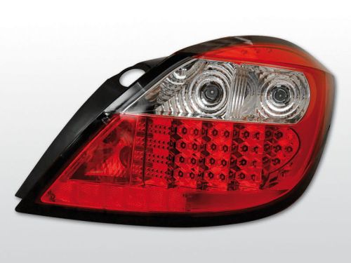Lampy tylne OPEL ASTRA H 03.04-09 RED WHITE LED