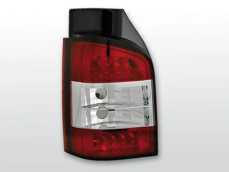 Lampy tylne VW T5 04.03-09 RED WHITE LED