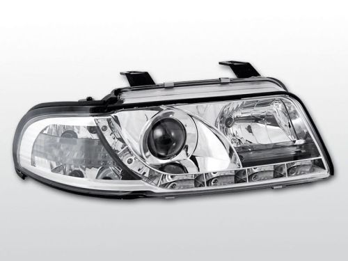 Lampy przednie AUDI A4 01.99- 09.00 DAYLIGHT CHROME