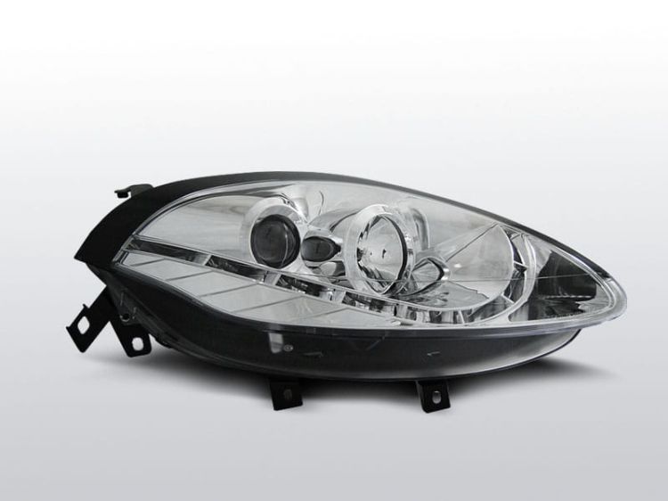 Lampy przednie FIAT BRAVO II 07- DAYLIGHT CHROME