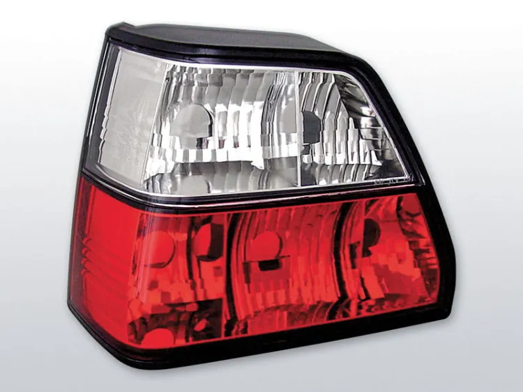 Lampy tylne VW GOLF 2 08.83-08.91 RED WHITE