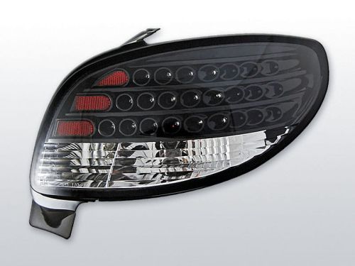 Lampy tylne PEUGEOT 206 10.98- BLACK LED