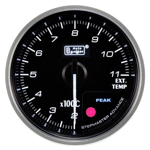 Auto Gauge Premium Exhaust Gas Temperature - Wskaźnik temperatury spalin EGT 52mm