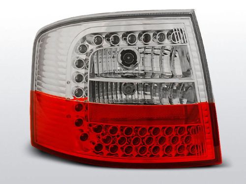 Lampy tylne AUDI A6 05.97-05.04 AVANT RED WHITE LED