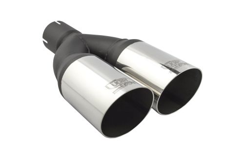 Podwójna końcówka wydechu ULTER N2-76* 2x76mm / długość 280mm