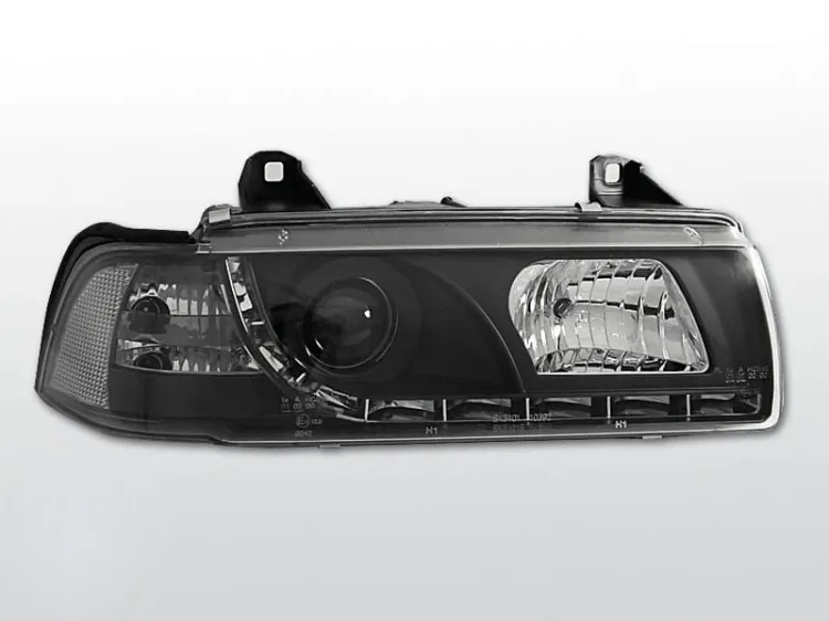 Lampy przednie BMW E36 12.90-08.99 DAYLIGHT BLACK