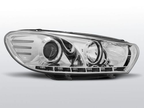 Lampy przednie VW SCIROCCO 08- DAYLIGHT CHROME