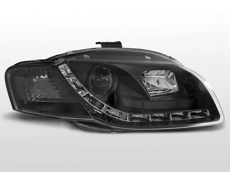 Lampy przednie AUDI A4 B7 11.04-03.08 DAYLIGHT BLACK