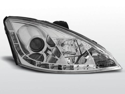 Lampy przednie FORD FOCUS 1 10.98-10.01 DAYLIGHT CHROME