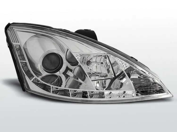 Lampy przednie FORD FOCUS 1 10.98-10.01 DAYLIGHT CHROME