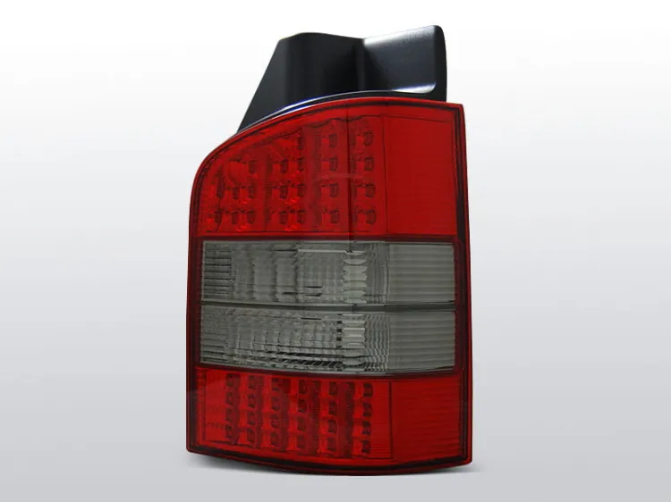 Lampy tylne VW T5 04.03-09 RED SMOKE LED