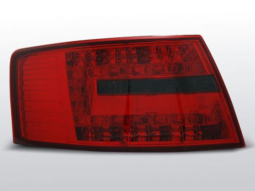 Lampy tylne AUDI A6 C6 04.04-08 SEDAN RED BLACK LED (6-PIN)
