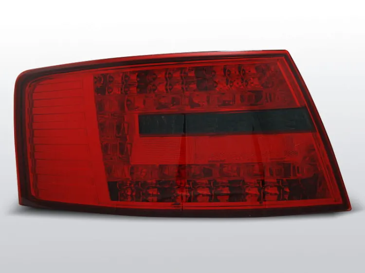 Lampy tylne AUDI A6 C6 04.04-08 SEDAN RED BLACK LED (6-PIN)