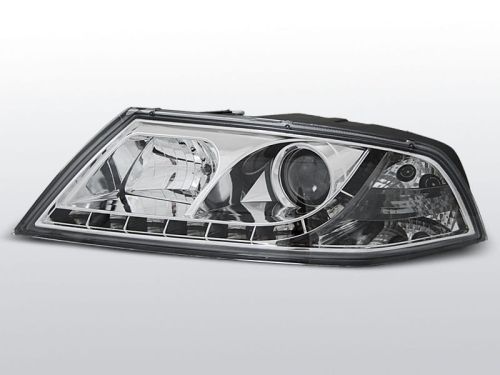 Lampy przednie SKODA OCTAVIA 2 03.04-08 DAYLIGHT CHROME