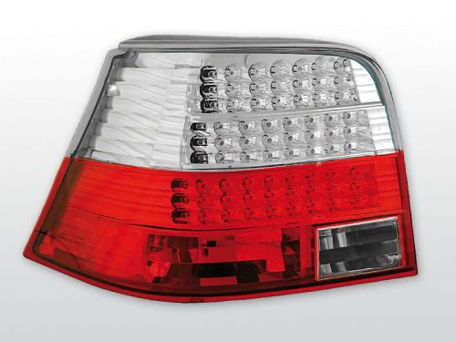 Lampy tylne VW GOLF 4 09.97-09.03 RED WHITE LED