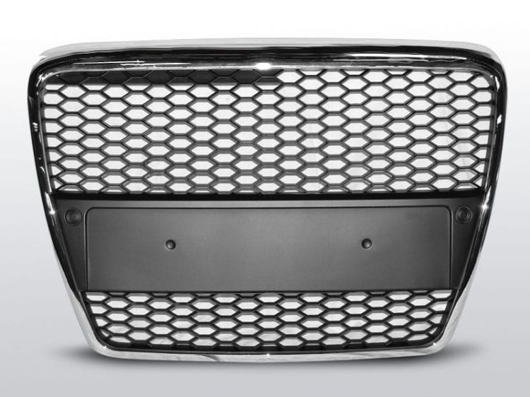 Grill (atrapa) AUDI A6 (C6) RS-TYPE 04.04-08 CHROME
