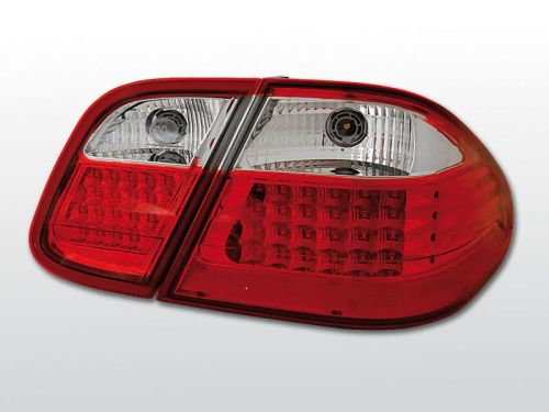 Lampy tylne MERCEDES W208 CLK 03.97-04.02 RED WHITE LED