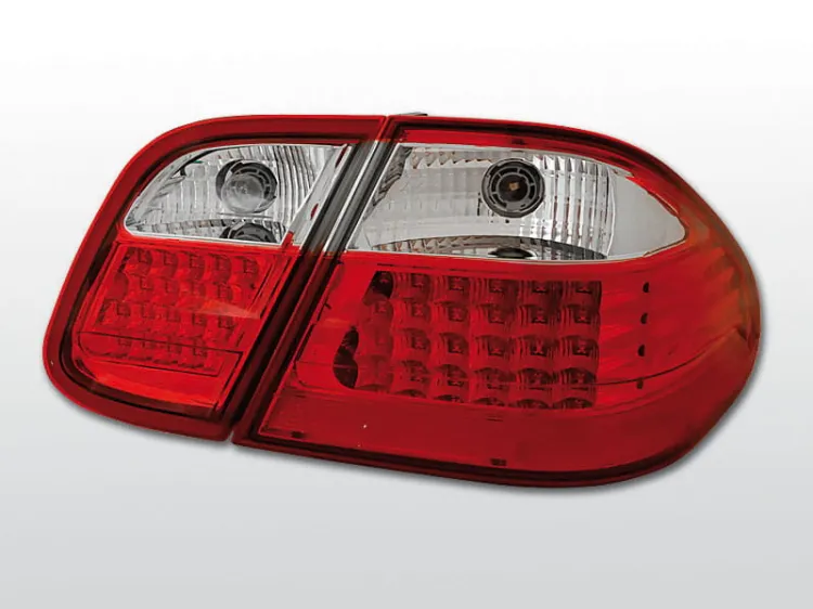 Lampy tylne MERCEDES W208 CLK 03.97-04.02 RED WHITE LED