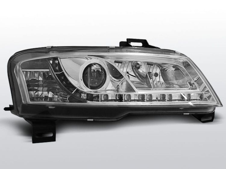 Lampy przednie FIAT STILO 3D 10.01-08 DAYLIGHT CHROME