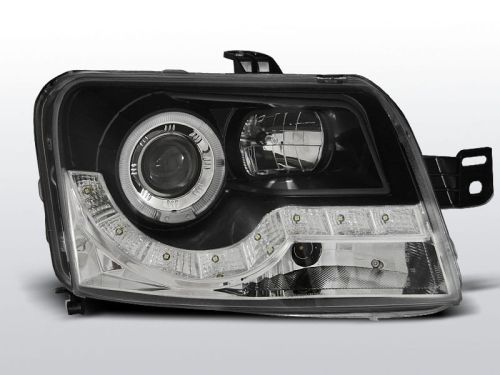 Lampy przednie FIAT PANDA 03- DAYLIGHT BLACK