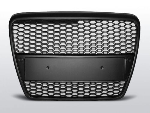 Grill (atrapa) AUDI A6 (C6) RS-TYPE 04.04-08 MATT BLACK