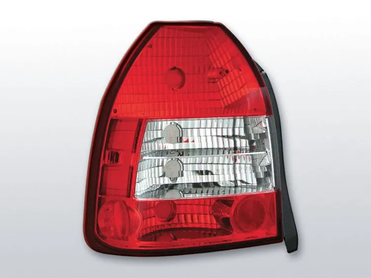 Lampy tylne HONDA CIVIC 09.95-02.01 3D RED WHITE