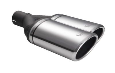 Podwójna końcówka wydechu ULTER N2-55P (prawa) 220x80 / długość 220 mm