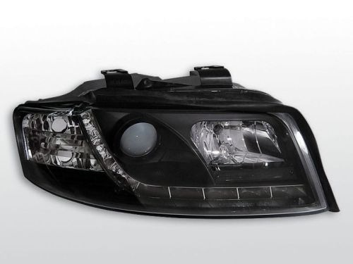 Lampy przednie AUDI A4 10.00-10.04 DAYLIGHT BLACK